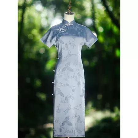 Elegant Vintage Printed Cheongsam Elegant Custom Qipao Dress - Etsy