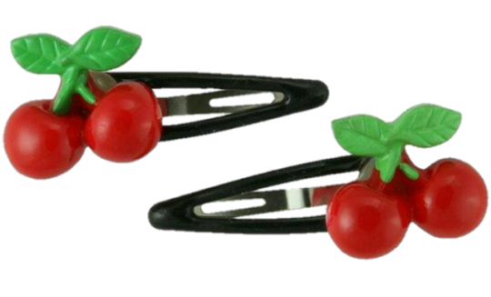 cherry cherries hair pins