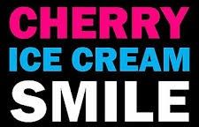 Cherry Ice Cream Smile Text