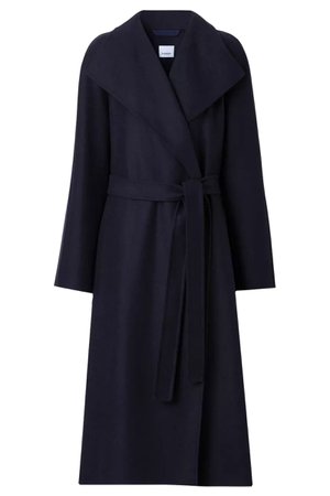 Buy Burberry Belted Double-faced Cashmere Wrap Coat Online