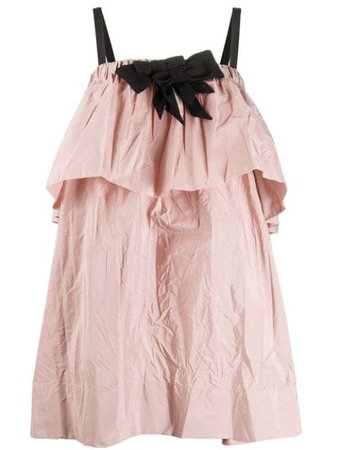 Pink Nº21 ruffled mini dress - Farfetch