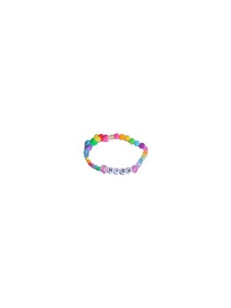 DIY rainbow bracelet