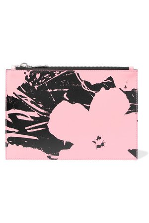 CALVIN KLEIN 205W39NYC | + Andy Warhol Foundation printed leather pouch | NET-A-PORTER.COM
