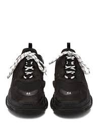 black balenciaga sneakers