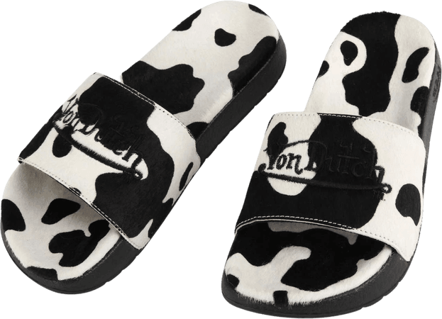 cow print sandal