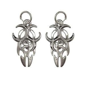 Empire earrings silver – www.ebonnymunro.com