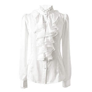 White Blouse Shirt PNG