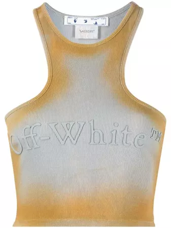 Off-White distressed-effect Crop Top - Farfetch