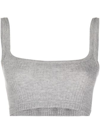 Thom Browne ribbed knitted bralette - FARFETCH