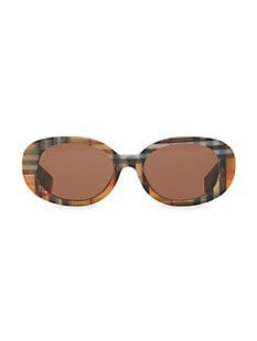 Burberry Kid's Oval Sunglasses | SaksFifthAvenue