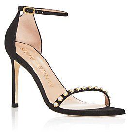 Women's Amelina Faux Pearl Square Toe Stiletto Heel Sandals - 100% Exclusive
