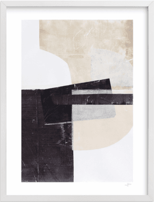 Last Tuesday | White Wood Frame, Sand, White Border, Artist Signature, 18"x24" | Decorist