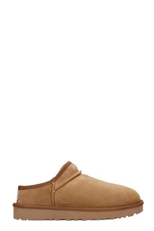 UGG Classic Slipper Loafers In Leather Color Suede
