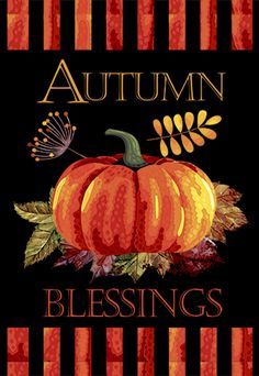 Autumn Blessings/Thankful -- Art