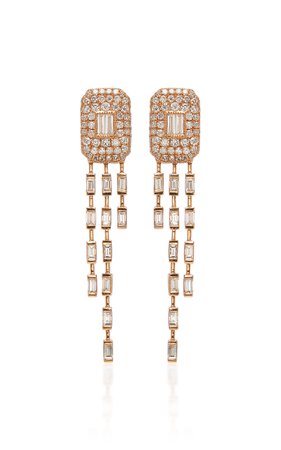 Shay 18K Rose Gold Diamond Earrings