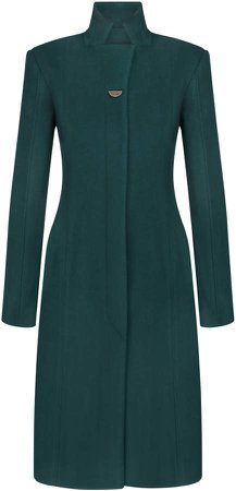 BEVZA Structured Wool Coat