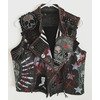 Black Studs Gothic Vest, Personalized Jeans Punk Vest, | RebelsMarket