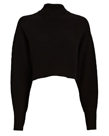 INTERMIX Private Label Fay Cropped Turtleneck Sweater | INTERMIX®