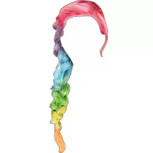 Rainbow Side Braid (HVST edit)
