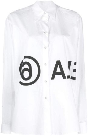 logo printed shirt