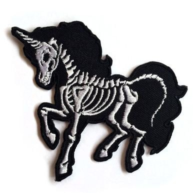 skeleton unicorn patch