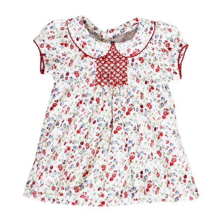 Madison Poppy Floral Dress - Baby Girl Clothing Dresses - Maisonette