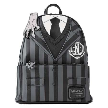 Buy Wednesday Addams Exclusive Nevermore Cosplay Mini Backpack at Loungefly.