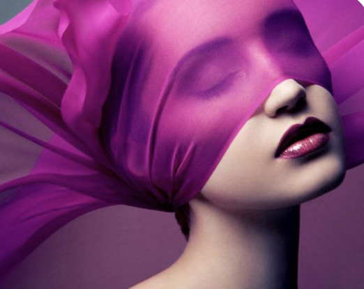 purple vogue fashion photography