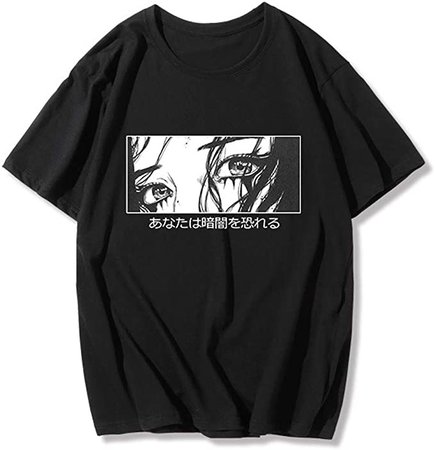 anime graphic tee shirt