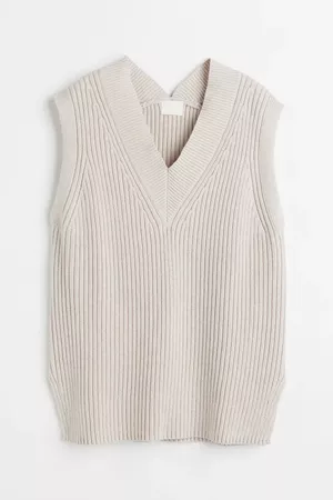 Rib-knit Sweater Vest