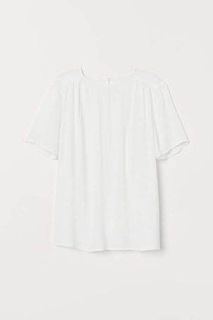 Creped Blouse - White