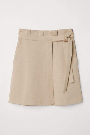 Twill Skirt - Brown