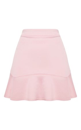 Pastel Pink Flippy Hem Mini Skirt | Skirts | PrettyLittleThing USA
