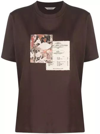 Holzweiler graphic-print short-sleeve T-shirt - Farfetch