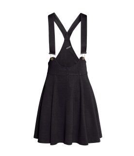 black suspender skirt