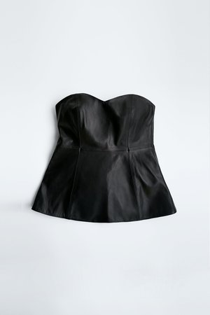 LIMITED EDITION LEATHER TOP | ZARA United States
