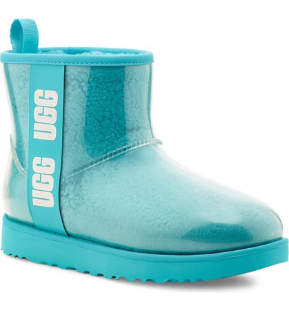 UGG® Classic Mini Waterproof Clear Boot (Women) | Nordstrom