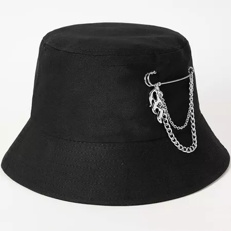 Chain Decor Bucket Hat