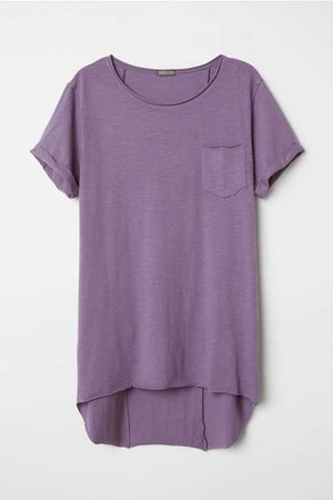 Long T-shirt - Purple - Men | H&M US