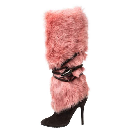 Giuseppe Zanotti Fur Boot Size: 39 $416.19