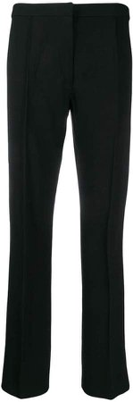 Pre-Owned straight-leg wool trousers