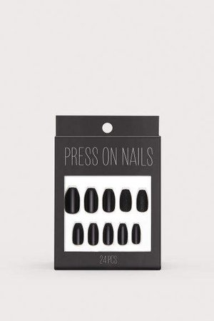 Press-on Nails - Black