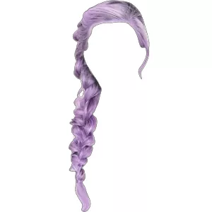 Lavender Side Braid (HVST edit)