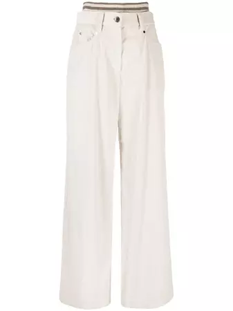 Brunello Cucinelli straight-leg multi-panel Trousers PANTS - Farfetch