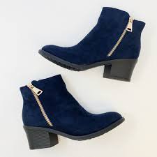 navy booties - Google Search