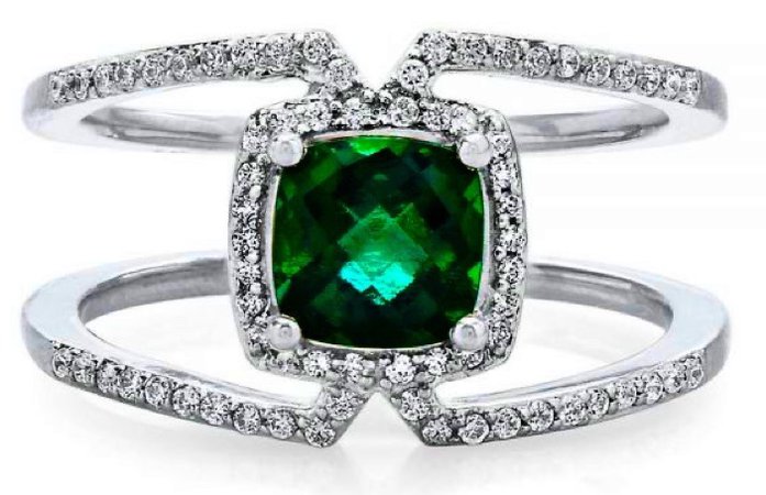 Helzberg Green Sapphire Ring