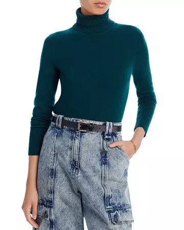 AQUA Turtleneck Cashmere Sweater - 100% Exclusive | Bloomingdale's