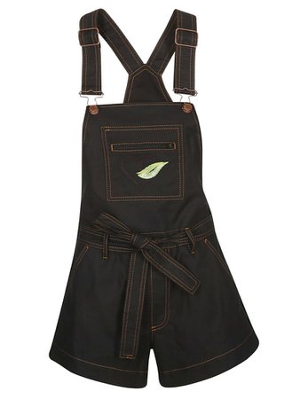 Love Moschino Love Moschino Belted Dungarees - italist