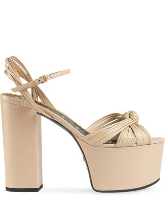 Shop Gucci platform sandals with Express Delivery - Farfetch