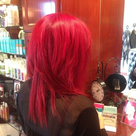medium length bright red hair - Google Search